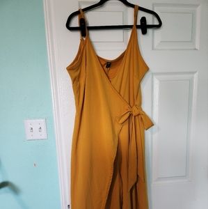 SHEIN Curve Wrap Gaucho Jumpsuit